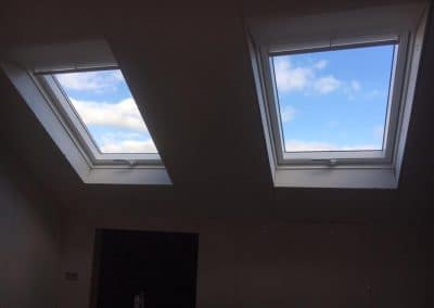 Windows in loft conversion - ceiling windows
