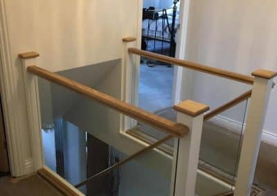 Stairwell and balcony for loft conversion