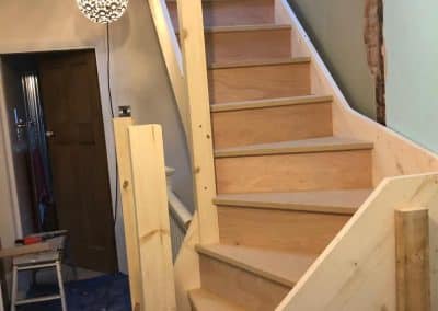 Stairwell to loft conversion
